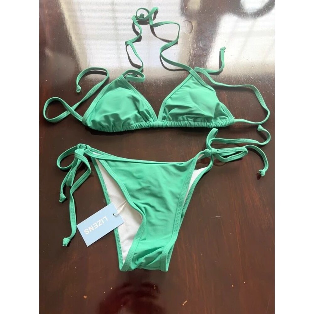 XS string bikini Green NEW